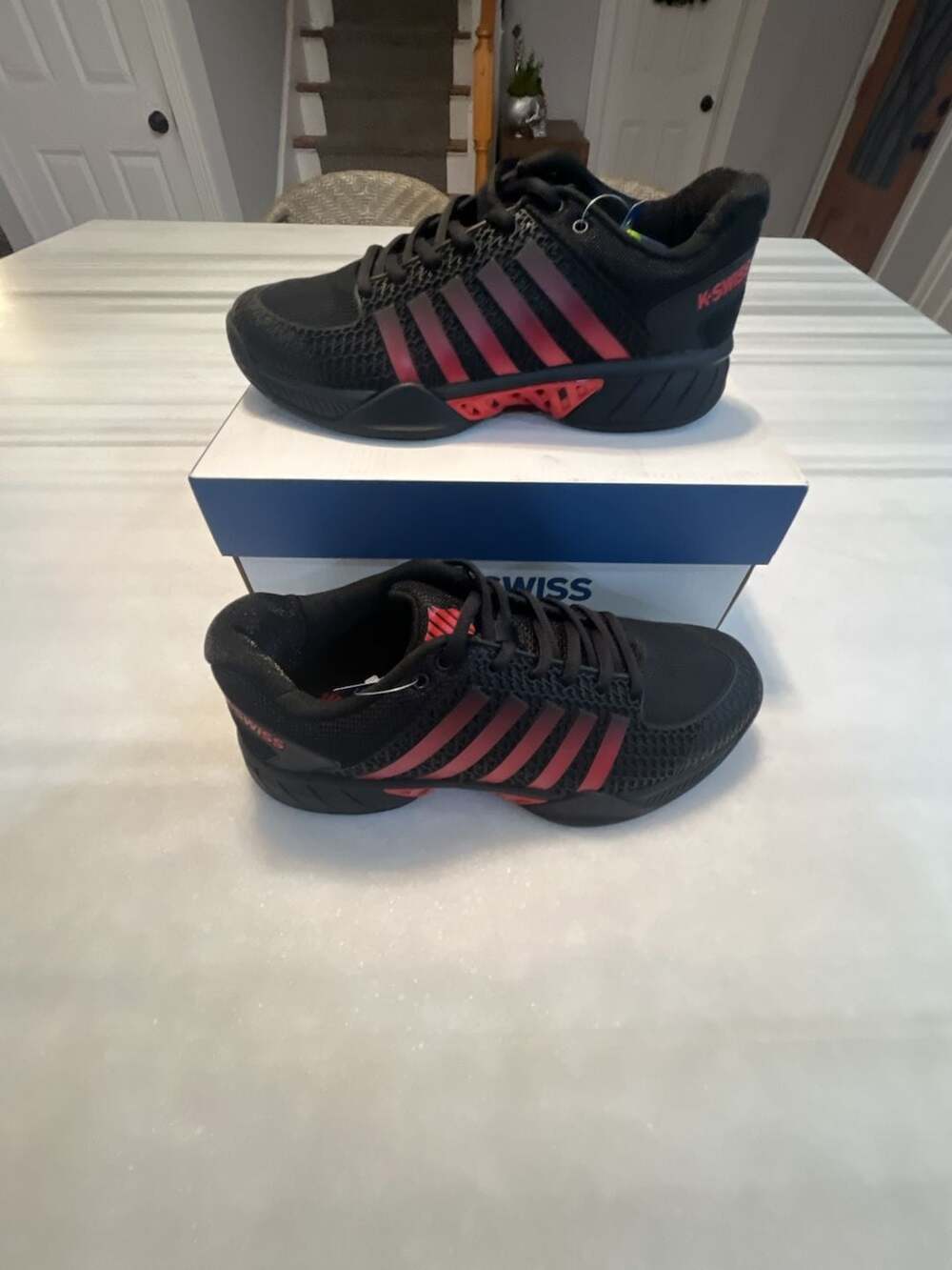 K-Swiss Express Light Pickleball Shoes Black Lollipop men’s 7.5